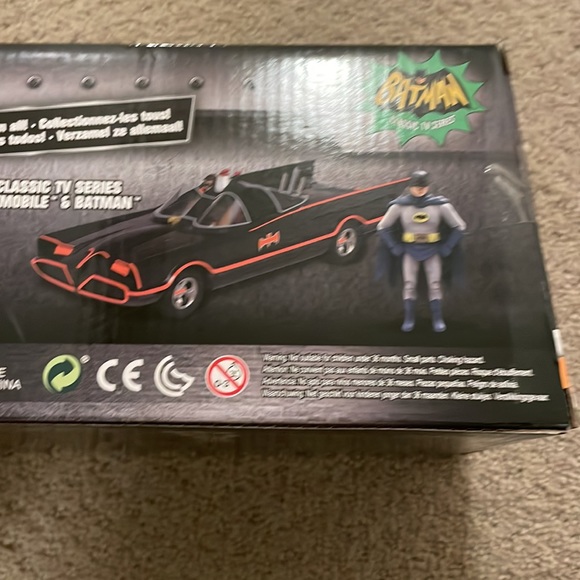 Diecast metal is 1960s Batmobile - Picture 2 of 2